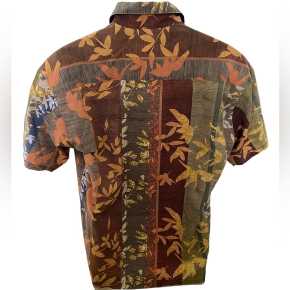 TORI RICHARD 100% Cotton Lawn Aloha Hawaiian Tropical Collared Shirt Men S Small - Picture 3 of 5